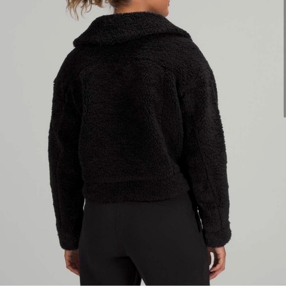 Lululemon // EUC  Black Sherpa Teddy Jacket - Picture 3 of 7